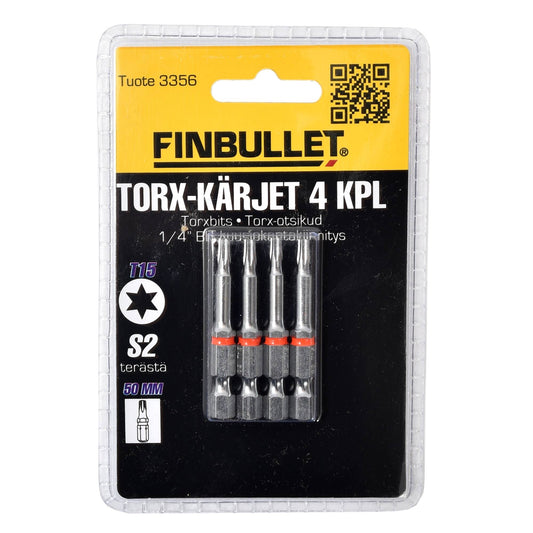 Finbullet Torx screwdriver bit set