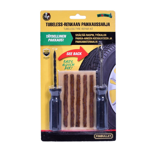 Finbullet Tubeless tire replacement kit