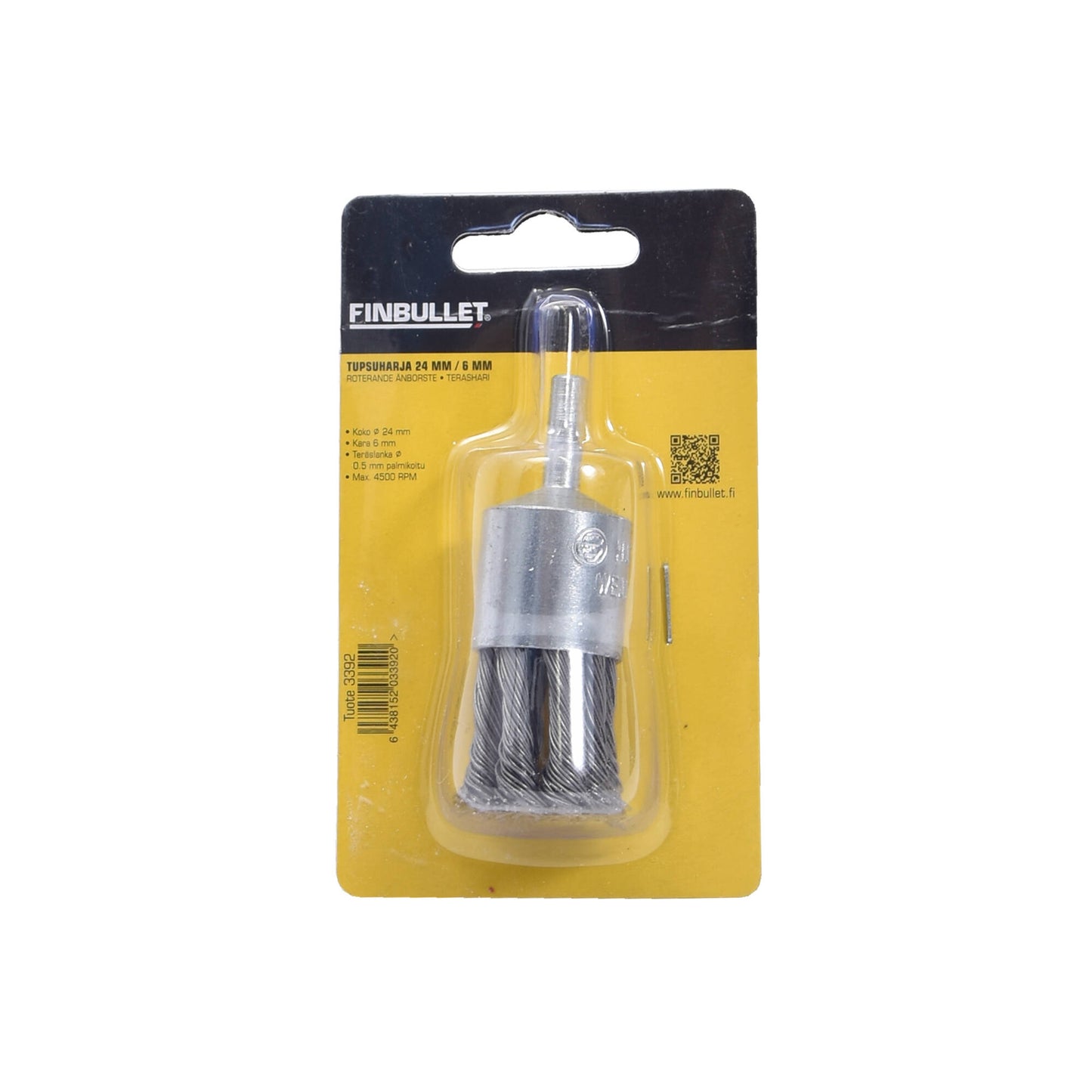 Finbullet Tassel brush for drill 24mm / 6mm