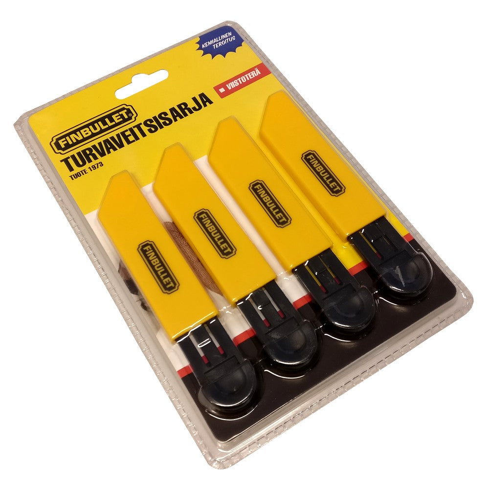 Finbullet Safety knife 4 pcs plastic