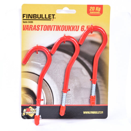 Finbullet Storage hook 3 PCS 6.5mm
