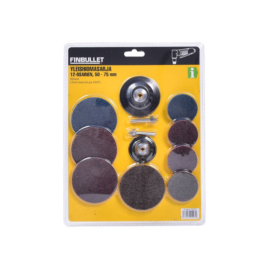 Finbullet Universal sanding set 12-piece 50-75MM