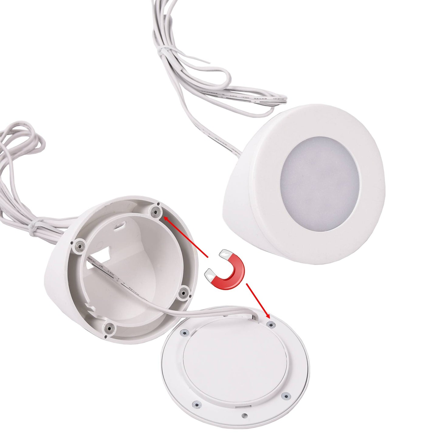 HEHQ LED downlight 12V 2.2W with 90 mounting angle