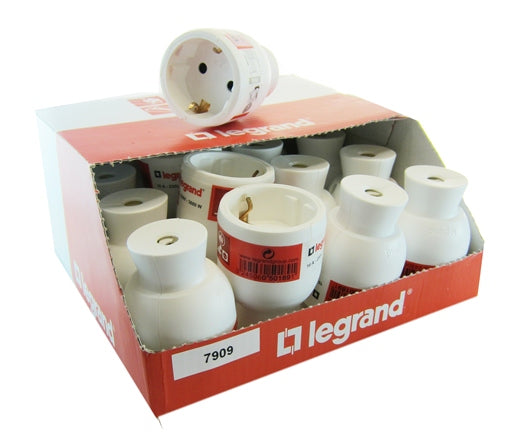 Extension plug white