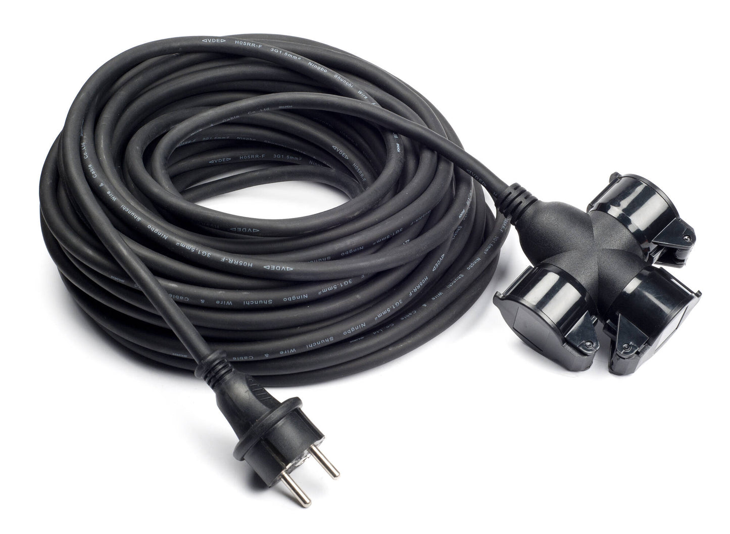 Kempten Extension cord 10 m, 3 x 1.5 mm² 3-part