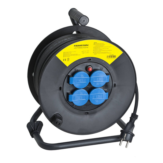 Kempten Cable reel 50m, 3x1.5mm²