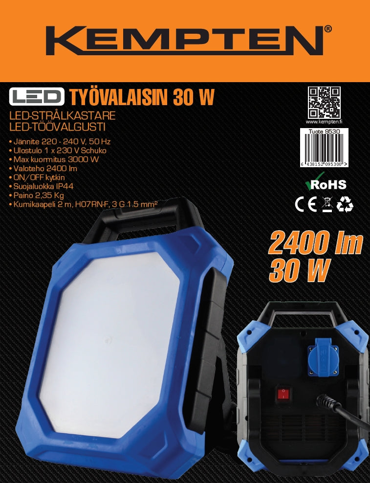 Kempten LED-työvalo 30 W
