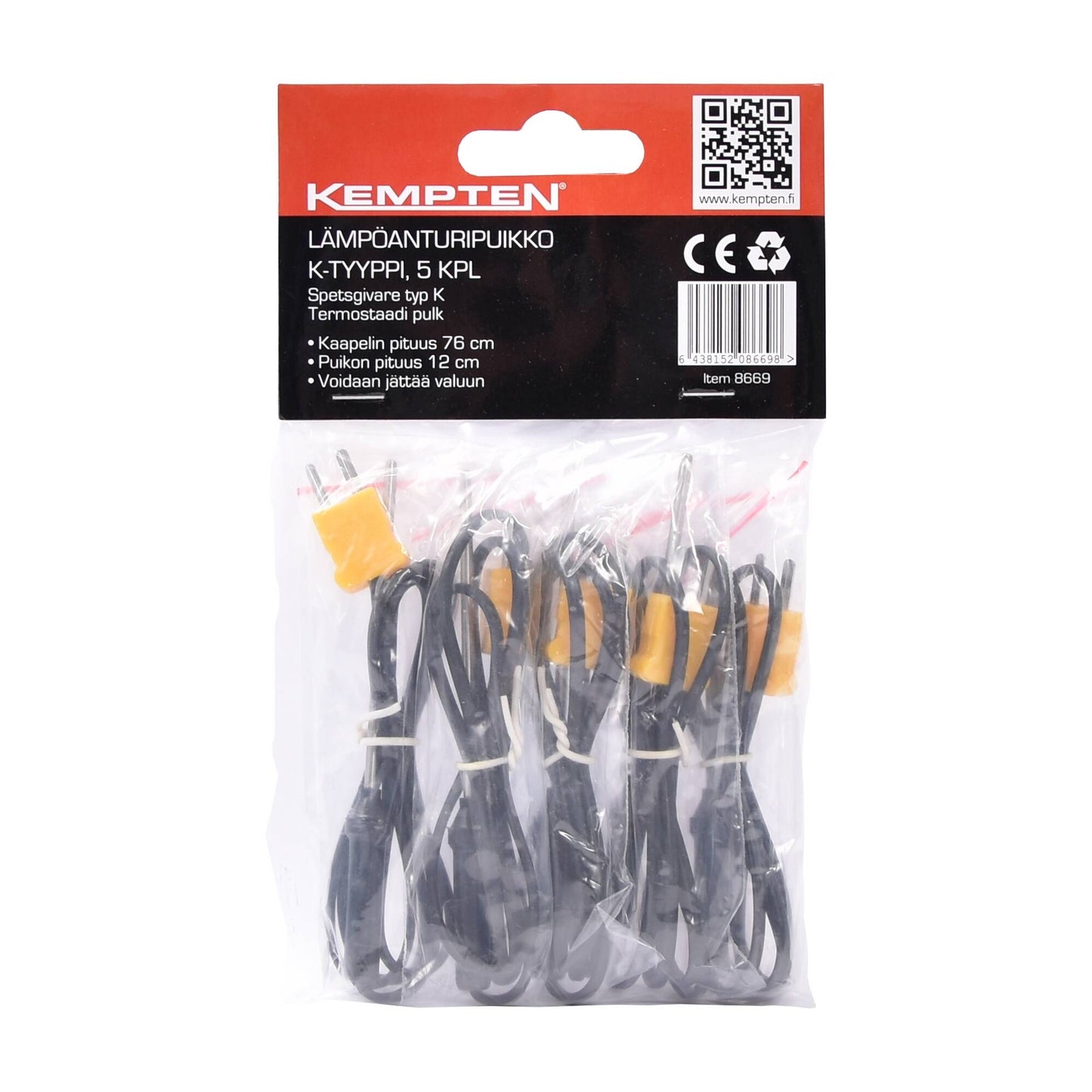 Kempten Heat sensor stick K-type 5 pcs