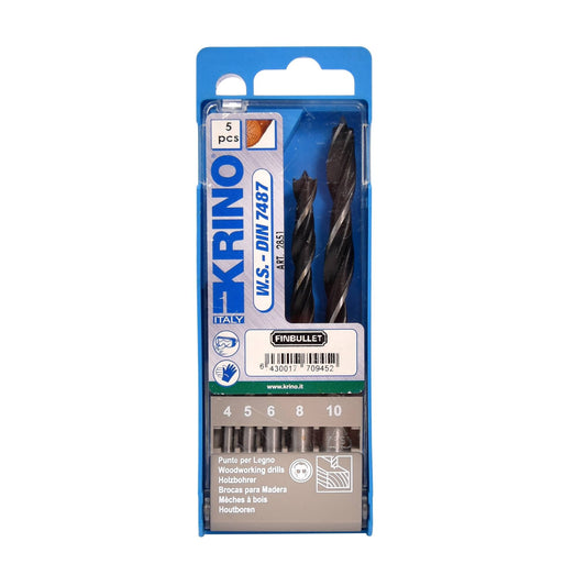 Krino Twist drill set 4-10 mm 5-piece