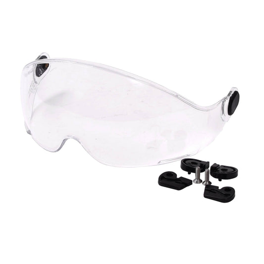 Helmet safety visor