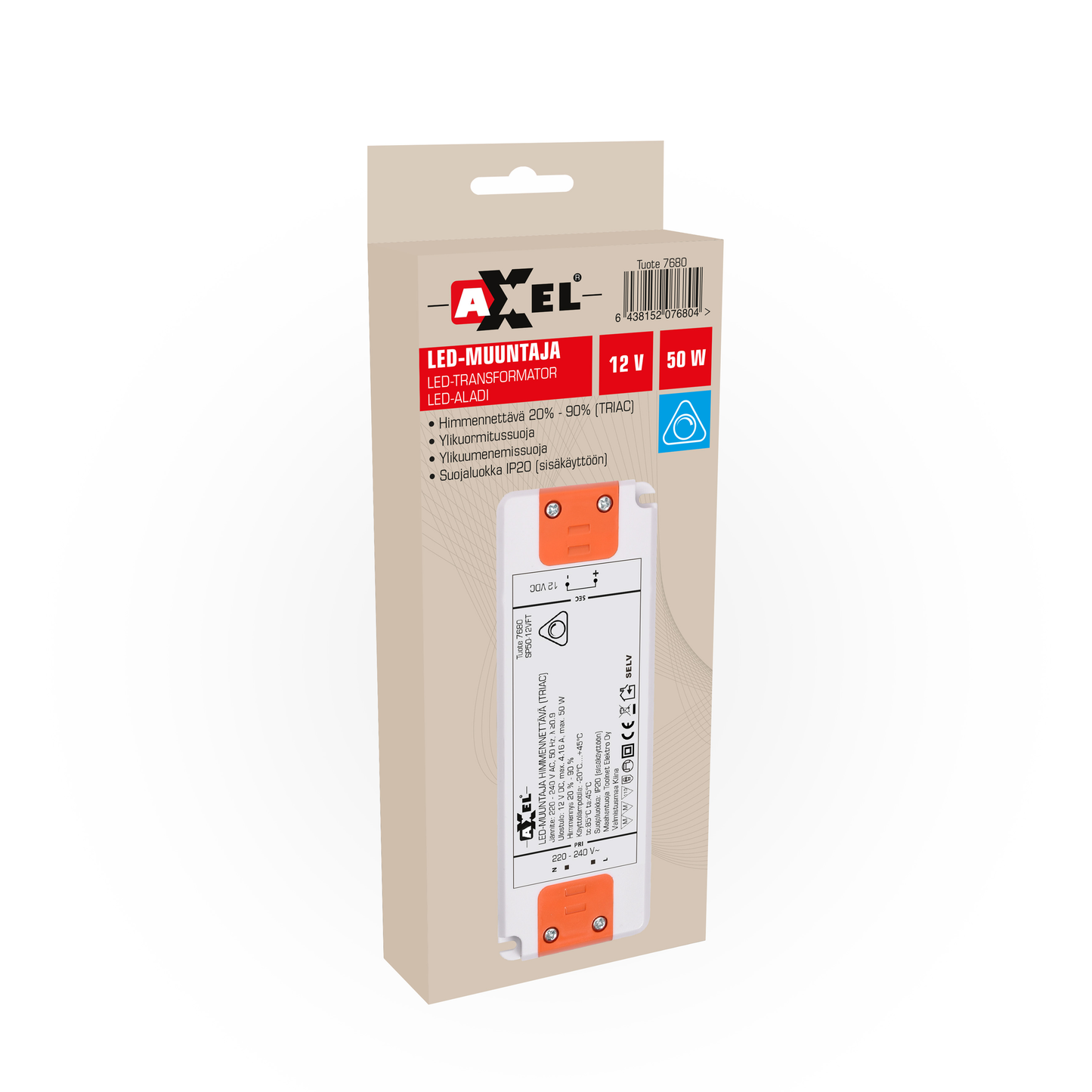 LED transformer 50 W TRIAC