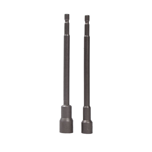 Magnetic socket 150mm 10&amp;13mm 1/4" 2 pcs