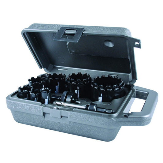 Morse Hole saw set 12-piece (stone)