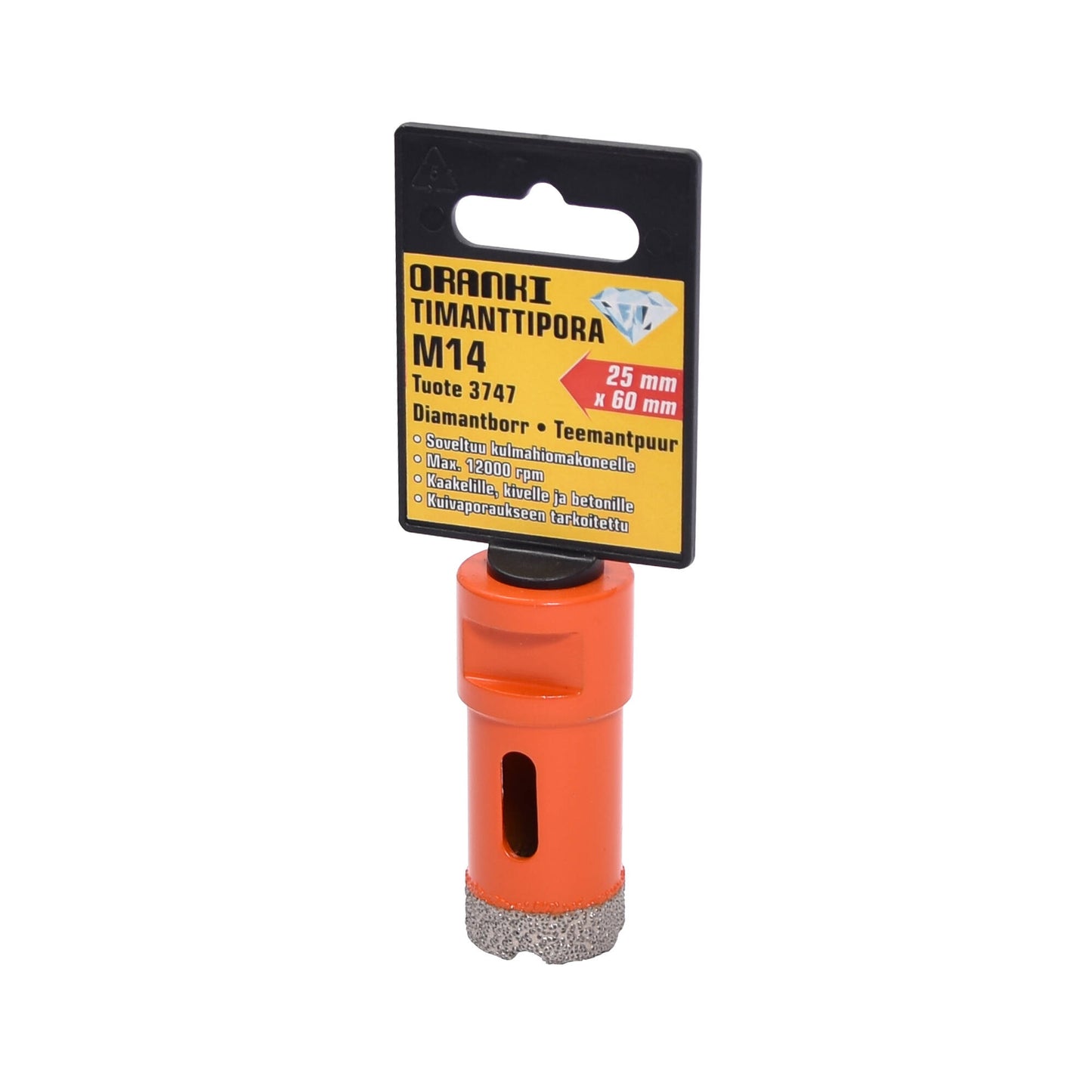 Orange Diamond drill M14 spindle