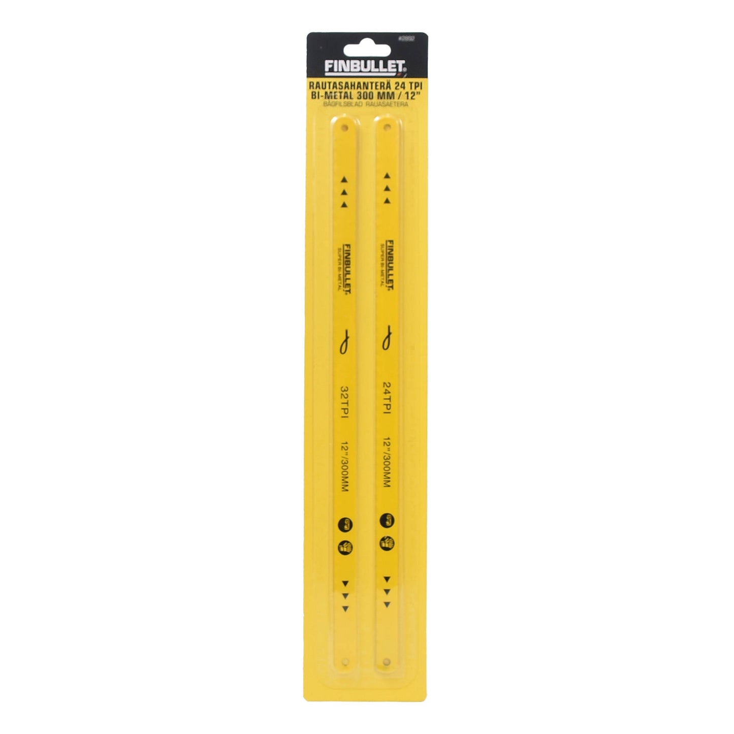 Iron handle 300 mm BI metal 2 pcs