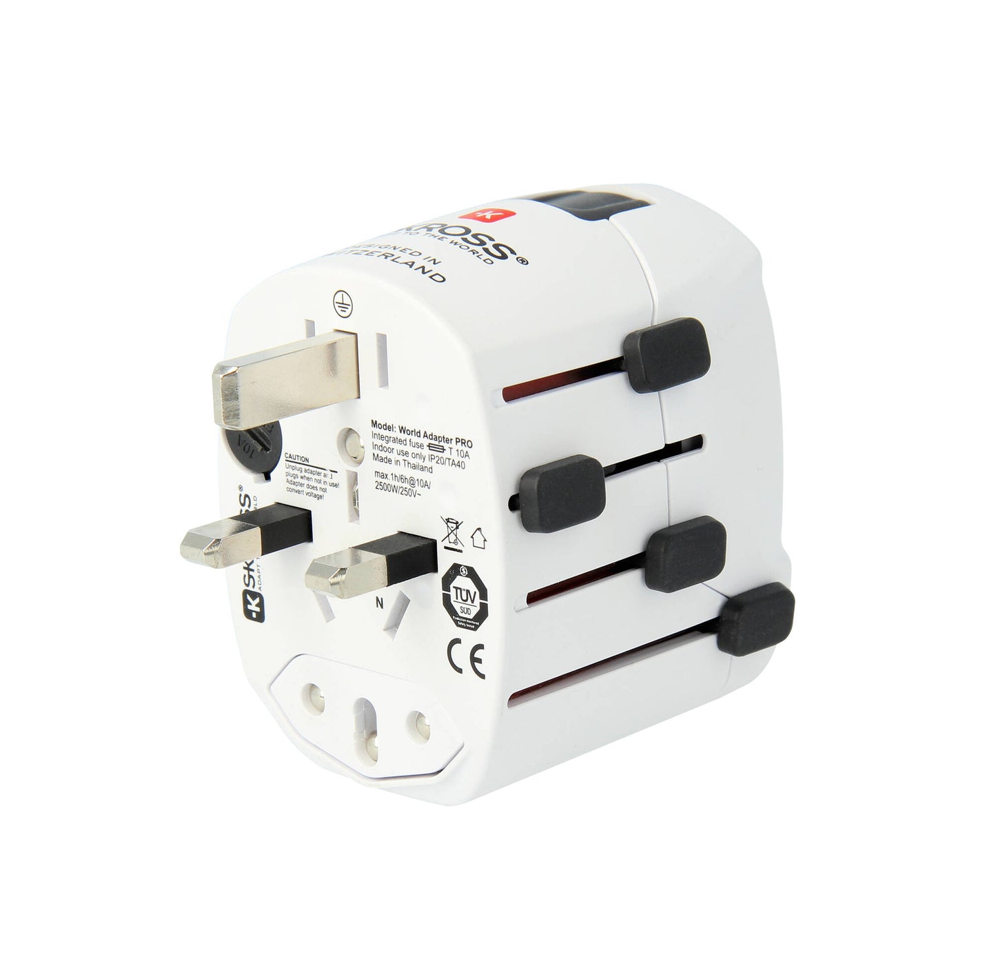 Skross World Adapter PRO EUR-&gt;world, grounded