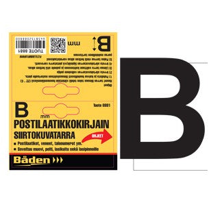 Sticker letter B, 50mm