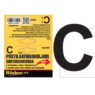 Sticker letter C, 50mm