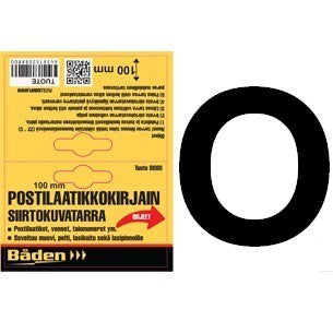 Sticker letter O, 100mm