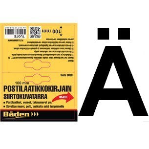 Sticker letter Ä, 100mm