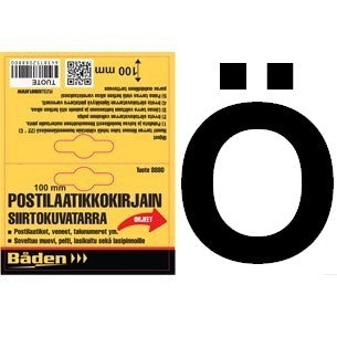 Sticker letter Ö, 100mm