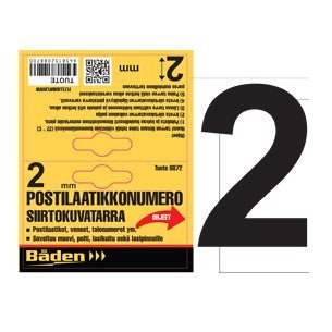 Sticker number 2, 50mm