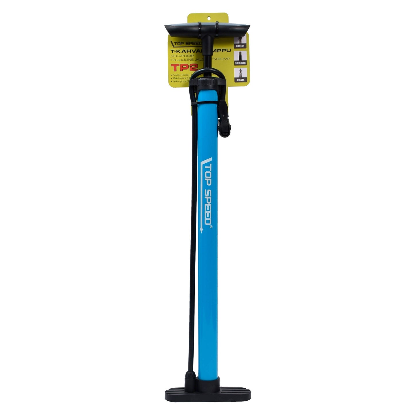 Top Speed ​​T-handle air pump 60cm rubber hose