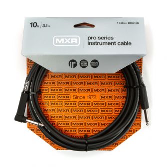 MXR Pro Series 3m guitar cable with angled plug