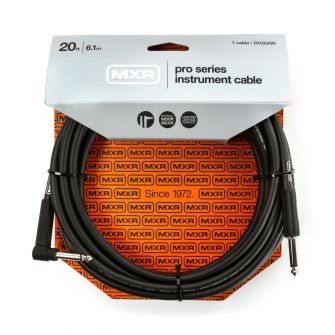 MXR Pro Series 6m guitar cable with angled plug